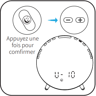 Utilisation du réveil WiFi Moes WB-JK-AC-C-EN_28